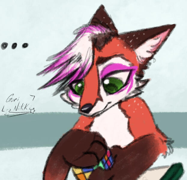 Bust - Scuffed Art with Color